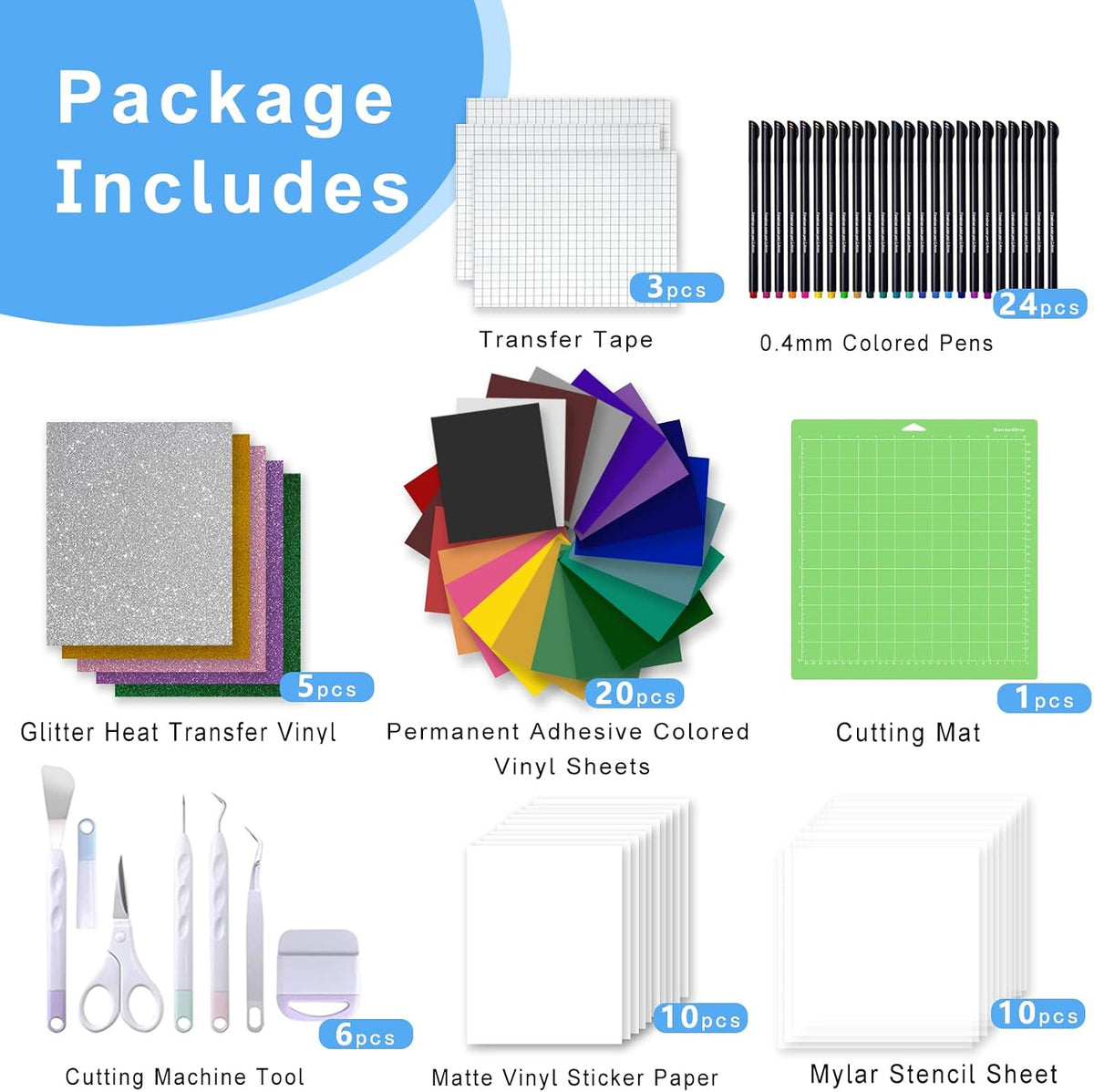 Cutaswish The Ultimate Accessories Bundle for Makers and All Explore Air-80pc...