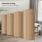 8 Panel Room Divider, 6Ft Folding Privacy Screen, Tall - Image 4