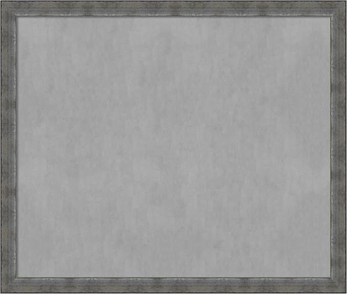 Amanti Art Silver Framed Magnetic Board 44x52 Oversize Vision Board by AmantiArt