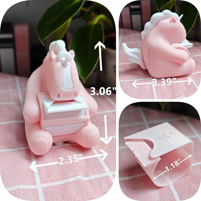 RhyNSky Unicorn_Animal Stamp Roll Holder - Image 3