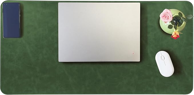 Huicon Faux Leather Desk Mat, 31.5"x15.7" Non-Slip PU Leather Desk Pad by Unknown