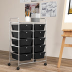GOFLAME 10-Drawer Rolling Storage Cart, Art Craft Storage Organizer on Wheels - Image 2