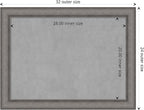 Amanti Art Grey Framed Magnetic Board 24x32 Medium Vision Board - Image 4