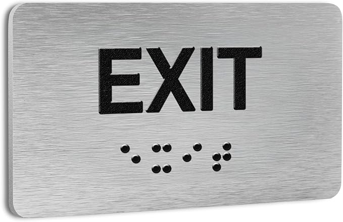 Exit Signs for Business and Office Sign, ADA Signs by Flyangle