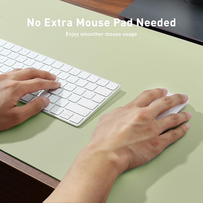 Aothia Leather Desk Pad Protector, Large Mouse Pad, Office Desk Mat, Non-Slip - Image 5