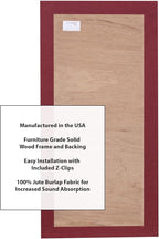 ATS Acoustics Sound Absorbing Acoustic Panel 24" x 48" x 2" Beveled Edge - Image 5