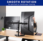 vivo dual led lcd monitor mount, free-standing desk, package contents
