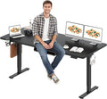SANODESK Electric Standing Desk 79 x 32 Inches Height Adjustable Stand Up by sanodesk