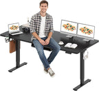 SANODESK Electric Standing Desk 79 x 32 Inches Height Adjustable Stand Up by sanodesk