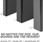 Samsill Durable .5 Inch Binder, Made in the USA, Round Ring Customizable Clear - Image 3