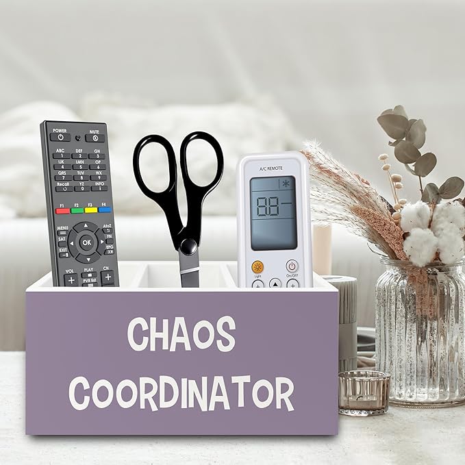 XPH Chaos Coordinator Purple Pen Pencil Holder Organizer - Image 5