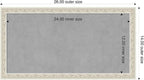 Amanti Art Silver Framed Magnetic Board 14x26 Small Vision Board - Image 2