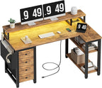 Lufeiya L Shaped Gaming Desk by LUFEIYA