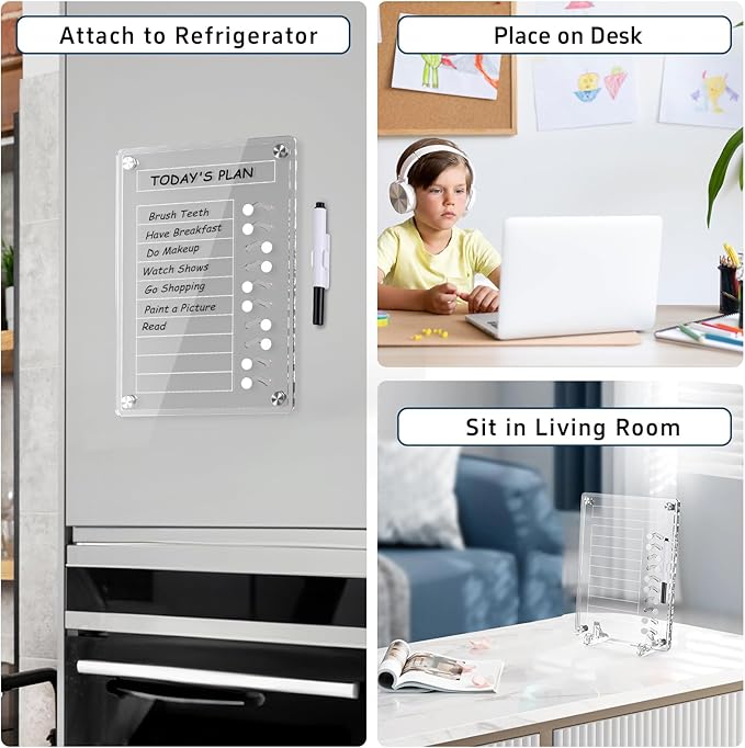 NiHome Acrylic Magnetic to Do List Planning Board - Image 5