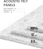 Fluxynara Large Felt Bulletin Board 36" x 24"Cork Board Alternative-6 Pack - Image 4