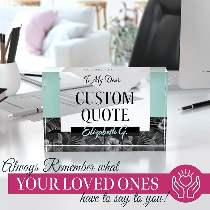 Custom Acrylic Sign Personalized, Custom Desk Name Plate, 18 Styles, - Image 5