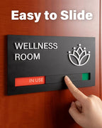 Conference Room Door Signs for Office, Meeting In Progress Door Sign, In Use - Image 5