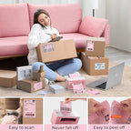 MUNBYN 4"x6" Pink Direct Thermal Shipping Labels, Commercial Grade Permanent - Image 3