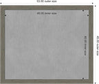 Amanti Art Grey Framed Magnetic Board 45x53 Oversize Vision Board - Image 4