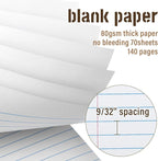 Maitys 6 Pcs Legal Pad Steno Spiral Notebook 8.5 x 11 Inches Top Bound Spiral - Image 4