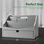 Pine Wood Mail Organizer for Desk - Image 2