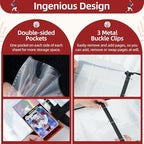 1080 Pockets Baseball Card Binder 9 Pocket, Trading Card Binder - Image 4