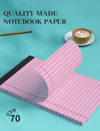 Colored Note Pads 5x8, 48 Pack Pink Small Legal Pads 5x8, College Ruled Small - Image 4