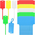 LeonBach 100 PCS Plastic Shipping Tags, 1.46" x 2.48", Waterproof Labels by LeonBach