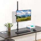 WALI Single Monitor Stand Desk Mount, 39 inch Tall Monitor Stand Fully - Image 8