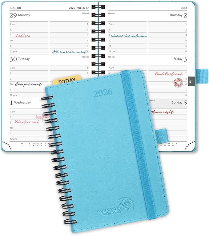 POPRUN Pocket 2026 Planner Weekly and Monthly by POPRUN