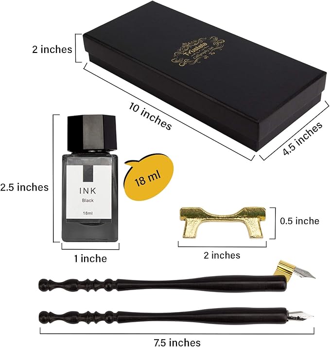 Trustela Calligraphy Set for Beginners, Dip Pen Set - Image 4
