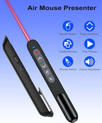 Air Mouse Clicker for Presentation Rechargeable, Presenter Clicker Remote for - Image 6