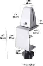 Sneeze Guard Support Clamp Partition Aluminum Adjustable Partition Support - Image 6