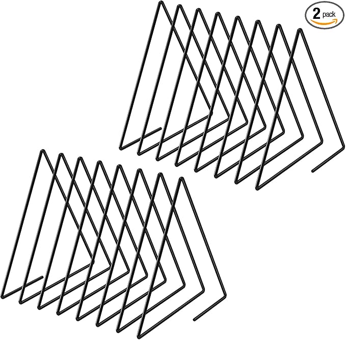 2 Sets Triangle File Folder Rack, 7 Sections File Holder, File Storage by TOPCJ