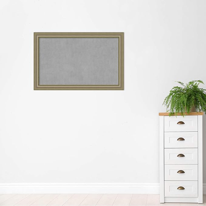 Amanti Art Silver Framed Magnetic Board 29x45 Large Vision Board - Image 6