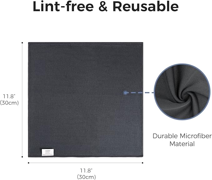 loukin 4 Pack Whiteboard Cleaning Cloth, Dry Erase Board Cloth - Image 2