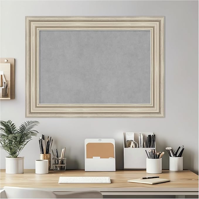 Amanti Art Silver Framed Magnetic Board 22x30 Medium Vision Board - Image 7