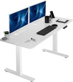 VIVO Electric Dry Erase 60 x 24 in Standing Desk, Memory Height Adjustment by VIVO