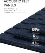 Fluxynara Large Felt Bulletin Board 48" X 36" Cork Board Alternative-12 Pack - Image 4