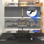 FLEXISPOT 40" Wide Standing Desk Converter Sit to Stand up Riser Height - Image 4