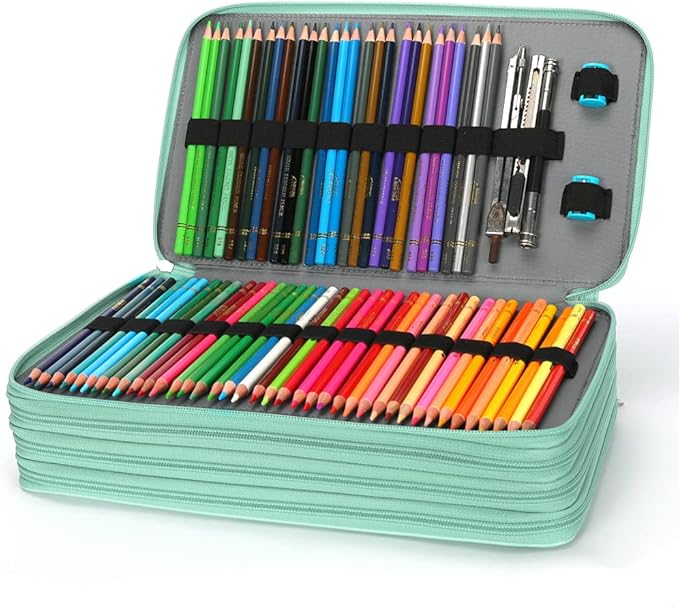 Vomgomfom Large Capacity Colored Pencil Case - Image 4