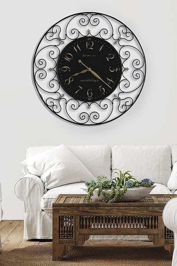 Hekman Furniture Joline Wall Clock – Elegant Oversized Decorative Analog Clock - Image 2