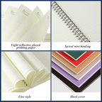 Leelosp 12 Pack Small Spiral Notebook A5 Lined College Ruled Spiral Journal - Image 2