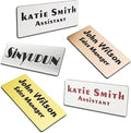 Custom Laser Engraved Name Badges by Unknown