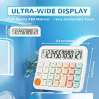 Pendancy Calculators Desktop 12 Digit, Gradient Pink Cute Basic Calculator - Image 4