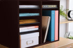 Safco Wooden Paper and Mail Organizer - Image 2