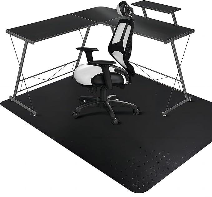 SALLOUS Chair Mat for Carpeted Floors, Vinyl Floor Mat by SALLOUS