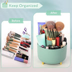 SKYDUE 360 Degree Rotating Desk Organizer, Dual-Purpose Pencil Pen Holder - Image 4