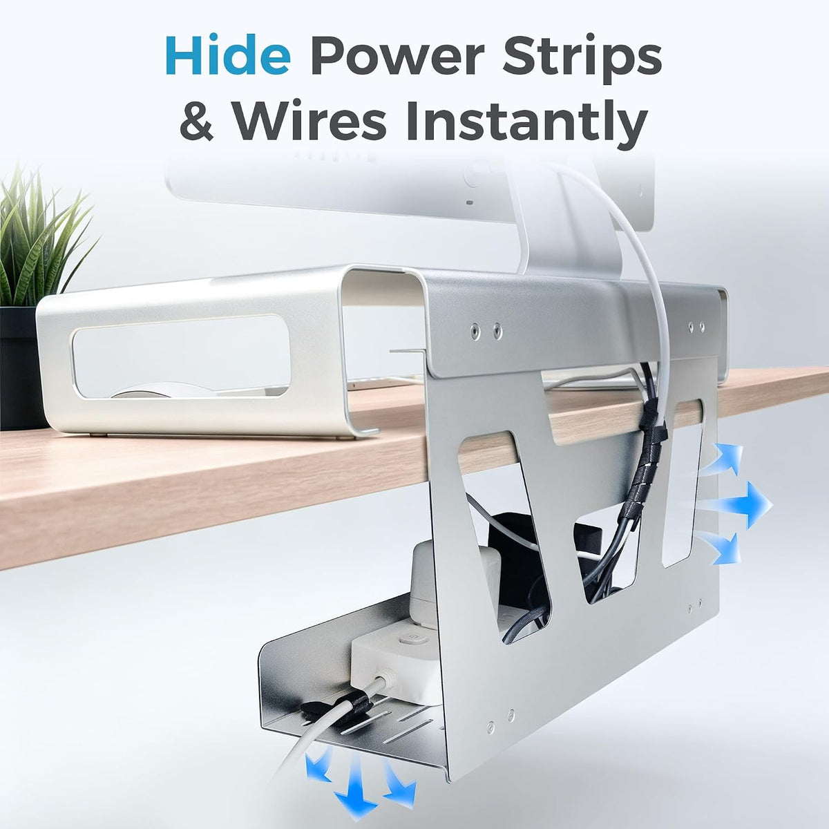Computer Monitor Stand Riser for Desk, Premium Aluminum Laptop Riser