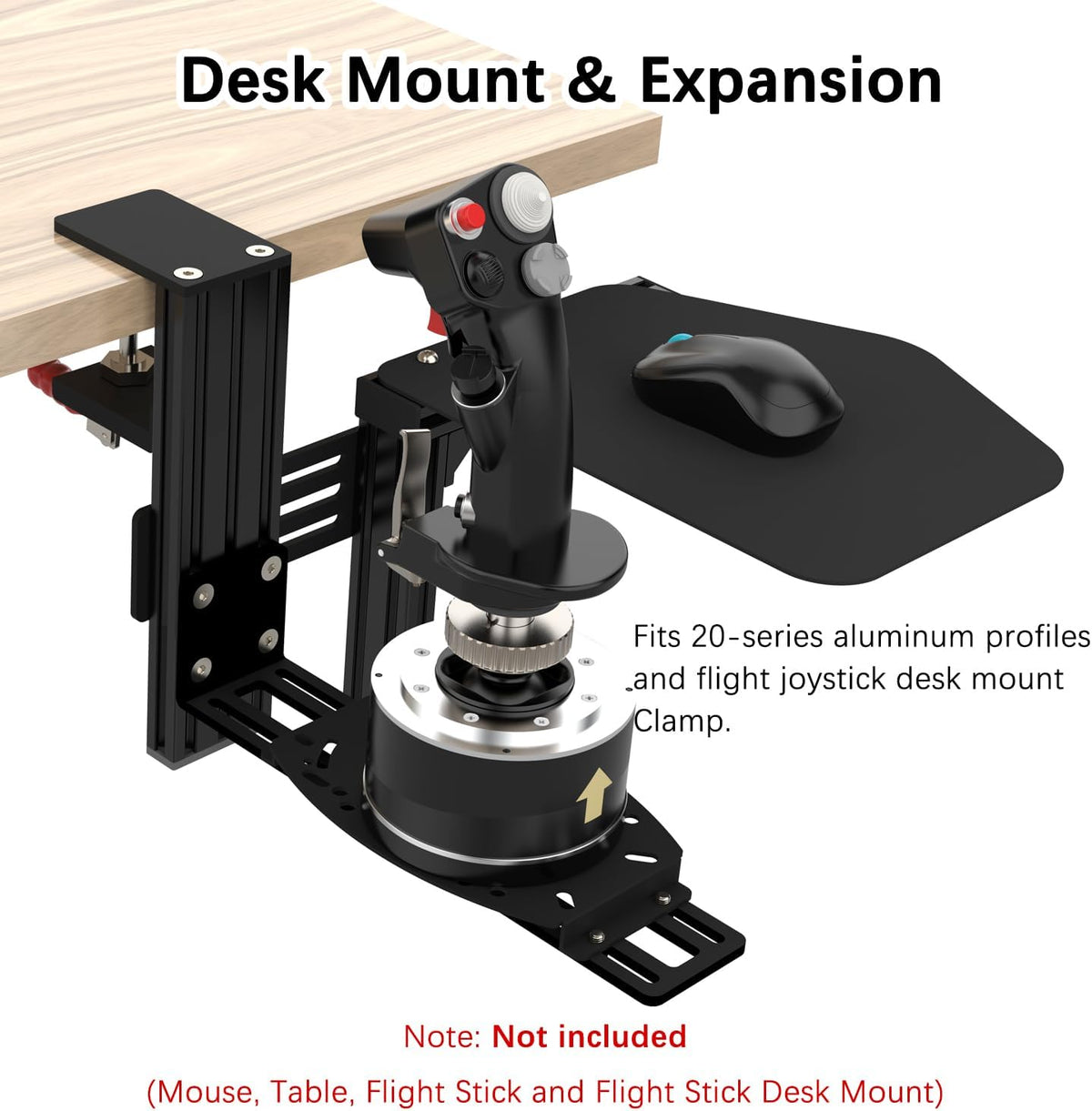 EG STARTS 1x Metal Extend Mouse Pad Holder Platform, Adjustable Horizontally ...